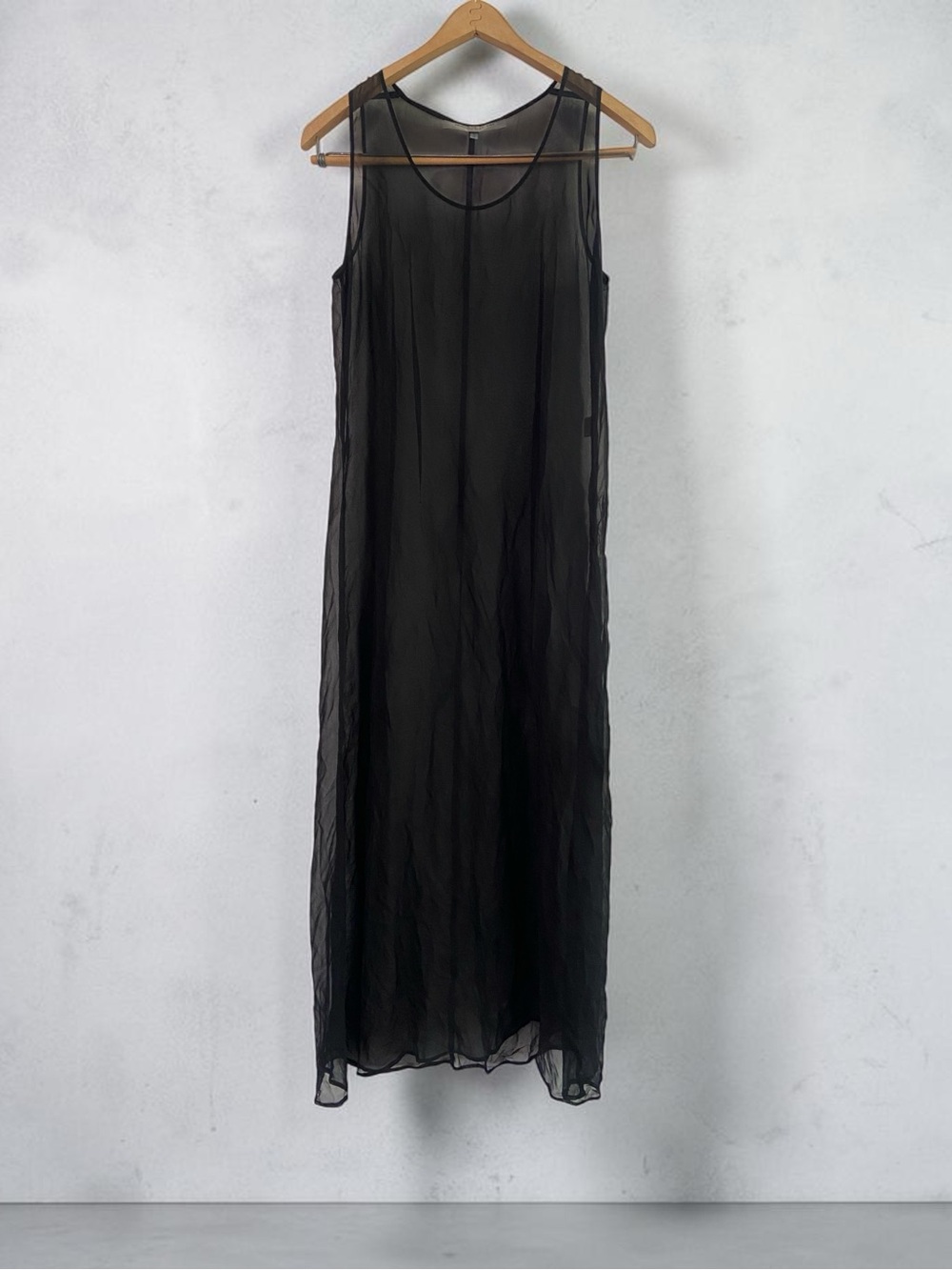 Morgane Le Fay Sheer Midi Shift Dress